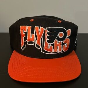 Flyers Black and Orange Cap